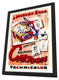 A Warner Brothers Cartoon 11 x 17 Movie Poster - Style A - in Deluxe Aluminum Frame