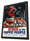 Attack of the Puppet People 11 x 17 Movie Poster - Style A - in Deluxe Aluminum Frame