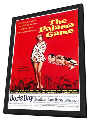 The Pajama Game 11 x 17 Movie Poster - Style A - in Deluxe Aluminum Frame