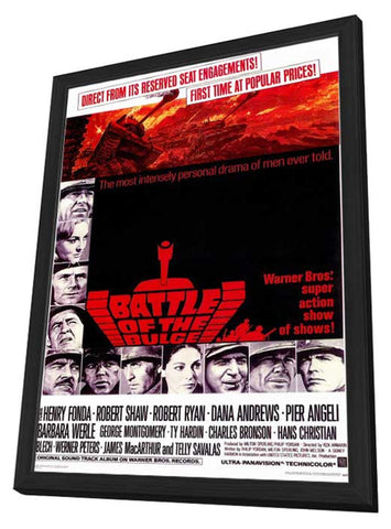 Battle of the Bulge 11 x 17 Movie Poster - Style A - in Deluxe Aluminum Frame