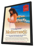 Mediterraneo 11 x 17 Movie Poster - Style A - in Deluxe Wood Frame