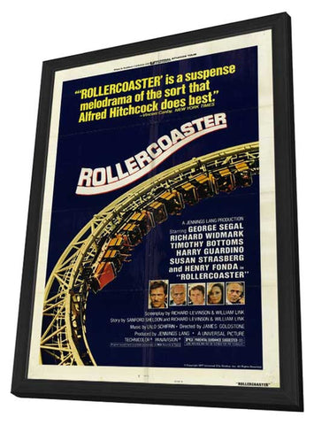 Rollercoaster 11 x 17 Movie Poster - Style A - in Deluxe Aluminum Frame