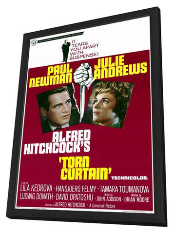 Torn Curtain 11 x 17 Movie Poster - Style A - in Deluxe Aluminum Frame