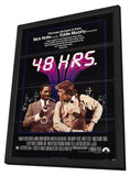 48 Hrs. 11 x 17 Movie Poster - Style A - in Deluxe Wood Frame