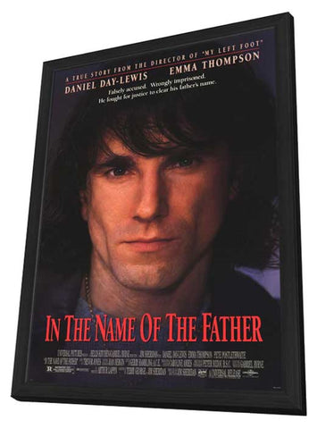 In the Name of the Father 11 x 17 Movie Poster - Style A - in Deluxe Wood Frame