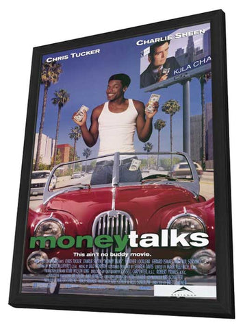 Money Talks 11 x 17 Movie Poster - Style B - in Deluxe Aluminum Frame