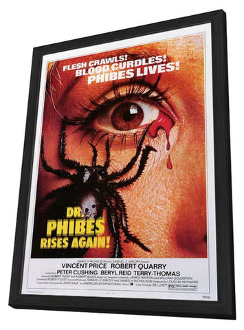 Dr. Phibes Rises Again 11 x 17 Movie Poster - Style A - in Deluxe Aluminum Frame