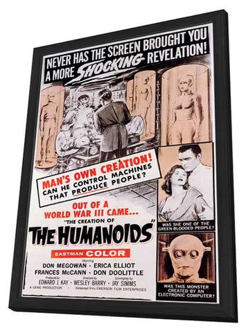 Creation of the Humanoids 11 x 17 Movie Poster - Style A - in Deluxe Aluminum Frame