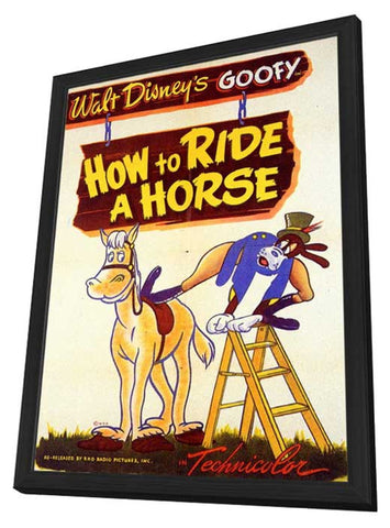 How to Ride a Horse 11 x 17 Movie Poster - Style A - in Deluxe Aluminum Frame