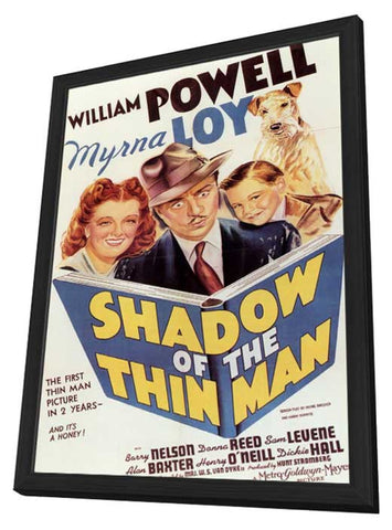 Shadow of the Thin Man 11 x 17 Movie Poster - Style A - in Deluxe Aluminum Frame