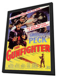 The Gunfighter 11 x 17 Movie Poster - Style A - in Deluxe Aluminum Frame