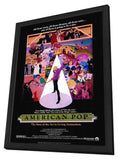 American Pop 11 x 17 Movie Poster - Style A - in Deluxe Wood Frame