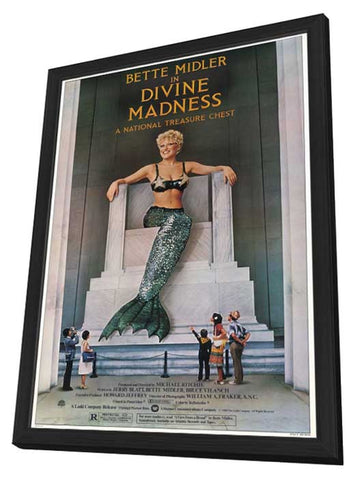 Divine Madness 11 x 17 Movie Poster - Style A - in Deluxe Aluminum Frame