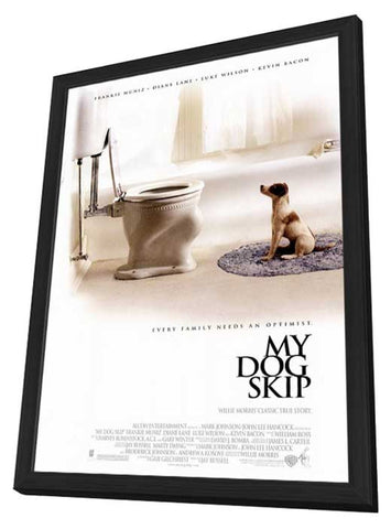My Dog Skip 11 x 17 Movie Poster - Style A - in Deluxe Wood Frame