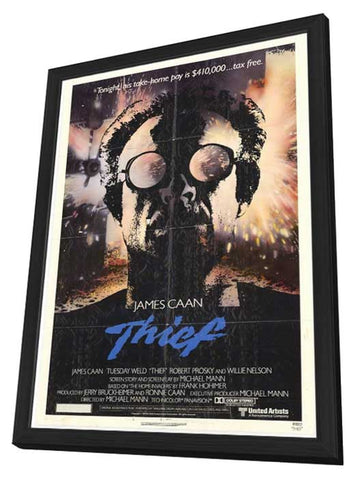 Thief 11 x 17 Movie Poster - Style A - in Deluxe Wood Frame