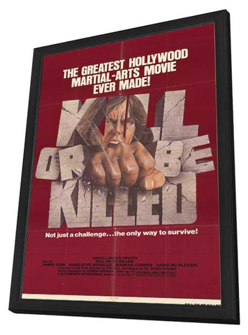 Kill or Be Killed 11 x 17 Movie Poster - Style A - in Deluxe Aluminum Frame