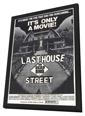 Last House on Dead End Street 11 x 17 Movie Poster - Style A - in Deluxe Aluminum Frame