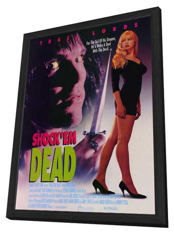 Shock 'em Dead 11 x 17 Movie Poster - Style A - in Deluxe Aluminum Frame