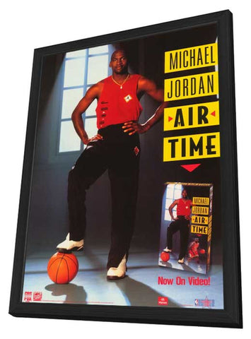 Michael Jordan: Air Time 11 x 17 Movie Poster - Style A - in Deluxe Aluminum Frame
