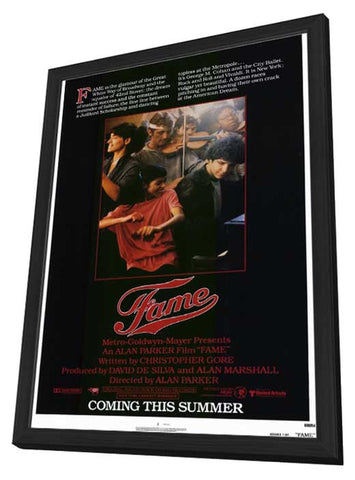 Fame 11 x 17 Movie Poster - Style A - in Deluxe Aluminum Frame