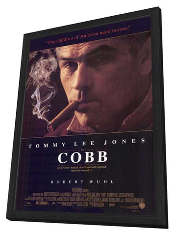 Cobb 11 x 17 Movie Poster - Style A - in Deluxe Aluminum Frame