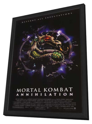 Mortal Kombat 2: Annihilation 11 x 17 Movie Poster - Style B - in Deluxe Wood Frame
