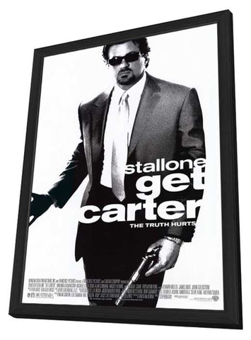 Get Carter 11 x 17 Movie Poster - Style A - in Deluxe Wood Frame