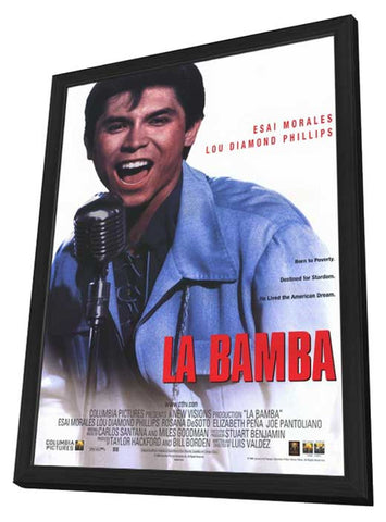 La Bamba 11 x 17 Movie Poster - Style B - in Deluxe Aluminum Frame