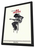 A Film About Jimi Hendrix 11 x 17 Movie Poster - Style A - in Deluxe Aluminum Frame