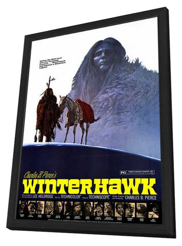 Winterhawk 11 x 17 Movie Poster - Style A - in Deluxe Aluminum Frame