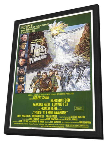 Force 10 From Navarone 11 x 17 Movie Poster - Style A - in Deluxe Wood Frame
