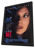 The Net 11 x 17 Movie Poster - Style A - in Deluxe Aluminum Frame