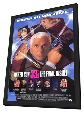 Naked Gun 33 1/3: The Final Insult 11 x 17 Movie Poster - Style A - in Deluxe Aluminum Frame