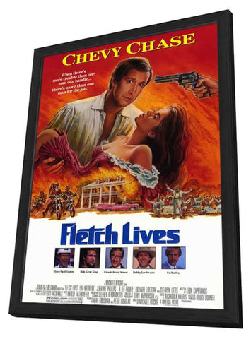 Fletch Lives 11 x 17 Movie Poster - Style A - in Deluxe Aluminum Frame