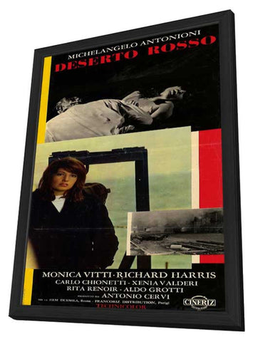 Red Desert 11 x 17 Movie Poster - Italian Style A - in Deluxe Aluminum Frame