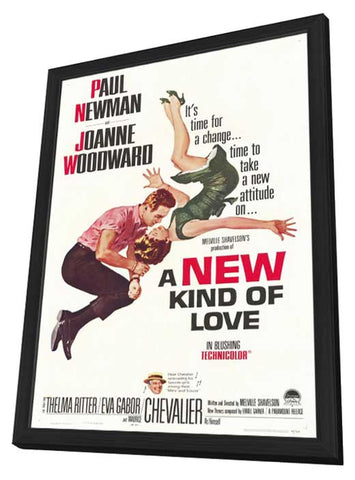 A New Kind of Love 11 x 17 Movie Poster - Style A - in Deluxe Aluminum Frame