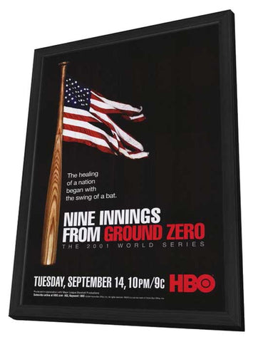 Nine Innings from Ground Zero 11 x 17 Movie Poster - Style A - in Deluxe Aluminum Frame