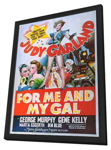 For Me and My Gal 11 x 17 Movie Poster - Style B - in Deluxe Aluminum Frame