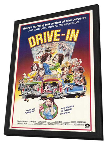 Drive-In 11 x 17 Movie Poster - Style A - in Deluxe Aluminum Frame