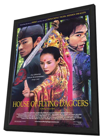 House of Flying Daggers 11 x 17 Movie Poster - Style B - in Deluxe Aluminum Frame
