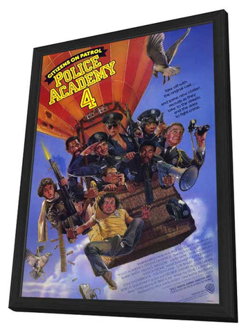 Police Academy 4 Citizens on Patrol 11 x 17 Movie Poster - Style A - in Deluxe Aluminum Frame