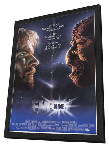 Enemy Mine 11 x 17 Movie Poster - Style A - in Deluxe Aluminum Frame
