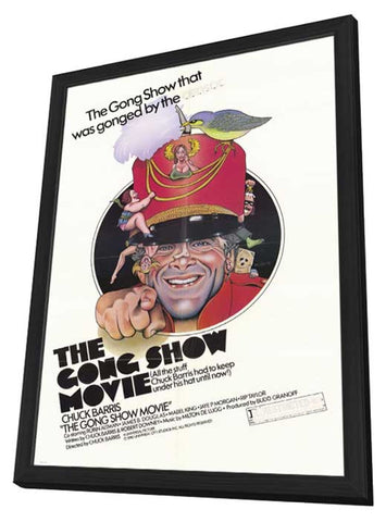 The Gong Show Movie 11 x 17 Movie Poster - Style A - in Deluxe Aluminum Frame