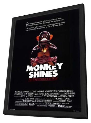 Monkey Shines 11 x 17 Movie Poster - Style A - in Deluxe Aluminum Frame