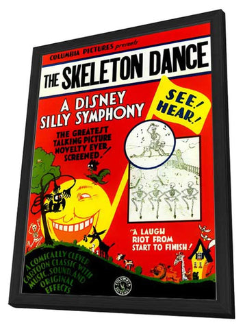 The Skeleton Dance 11 x 17 Movie Poster - Style A - in Deluxe Aluminum Frame