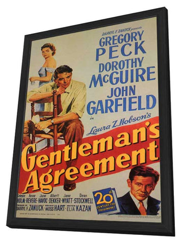 Gentleman's Agreement 11 x 17 Movie Poster - Style A - in Deluxe Aluminum Frame