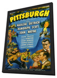 Pittsburgh 11 x 17 Movie Poster - Style A - in Deluxe Aluminum Frame