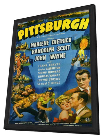 Pittsburgh 11 x 17 Movie Poster - Style A - in Deluxe Aluminum Frame