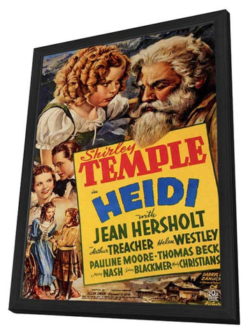 Heidi 11 x 17 Movie Poster - Style B - in Deluxe Aluminum Frame