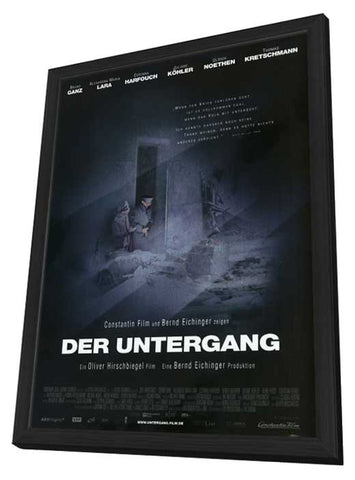 Downfall 11 x 17 Movie Poster - German Style A - in Deluxe Aluminum Frame